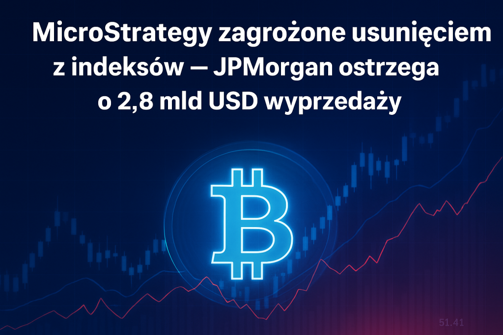 MicroStrategy zagrożone usunięciem z indeksów akcje microstrategy