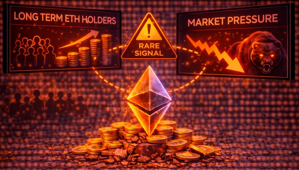 Long-Term Ethereum Holders Expand Positions While Market Faces Pressure: Rare Signal Emerges