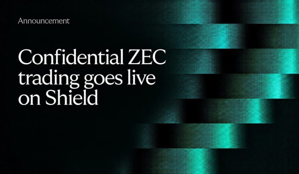 Confidential ZEC trading goes live on Shield